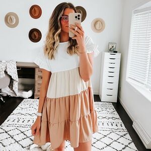 RUFFLE MINI DRESS